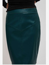 Moodo Zelená dámská koženková sukně Moodo