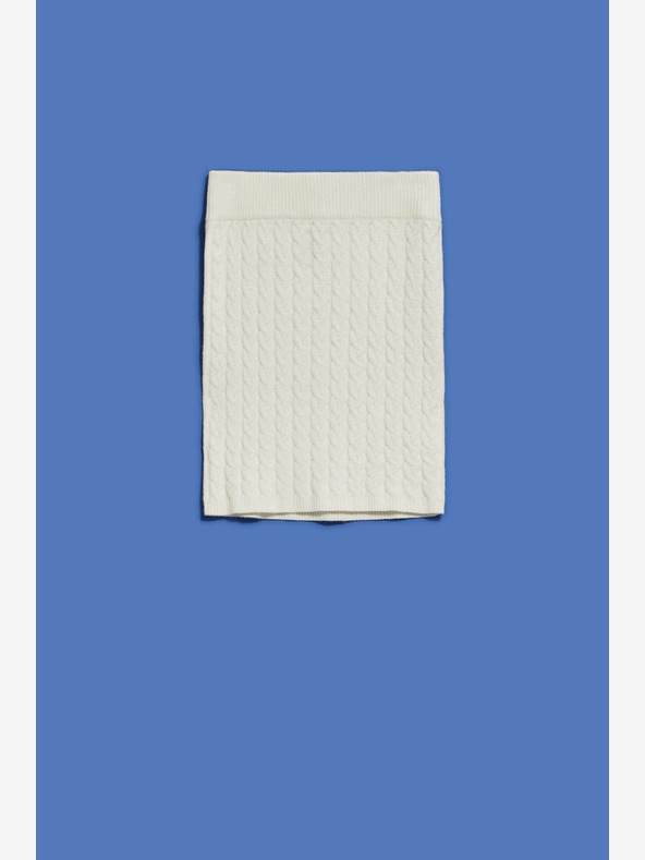 Moodo Krémová dámská sukně Moodo