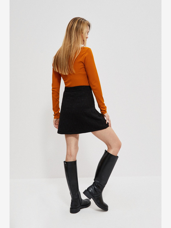 Moodo Černá dámská sukně Moodo