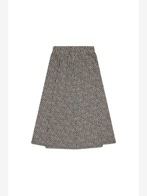 Moodo Bílo-černá dámská vzorovaná sukně Moodo