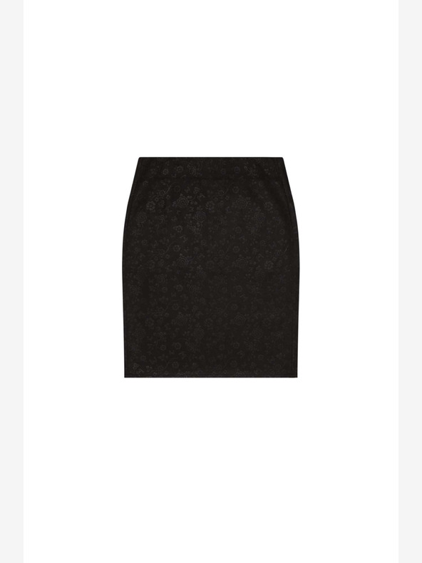 Moodo Černá dámská květovaná sukně Moodo