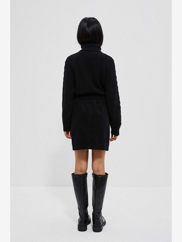 Moodo Černá dámská sukně Moodo