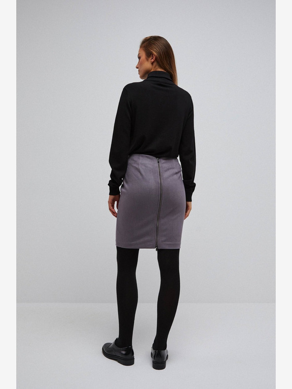 Moodo Šedá dámská sukně Moodo