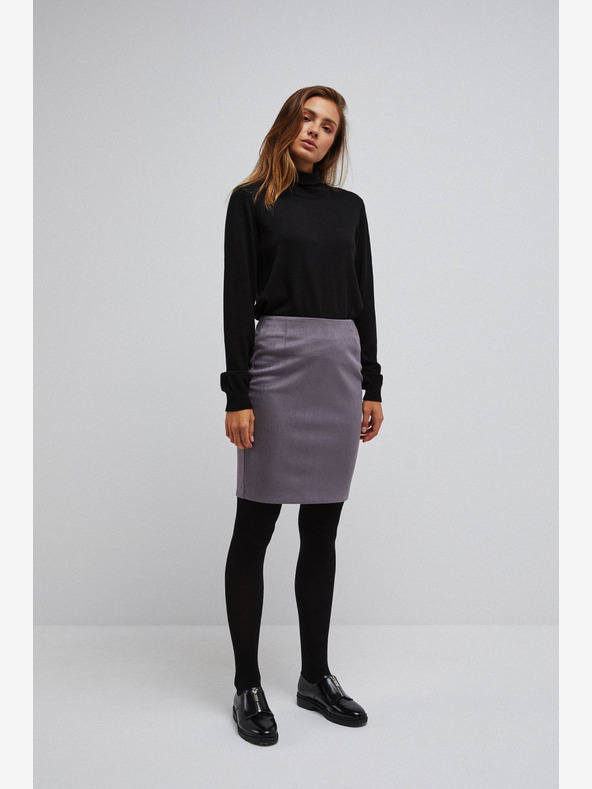 Moodo Šedá dámská sukně Moodo