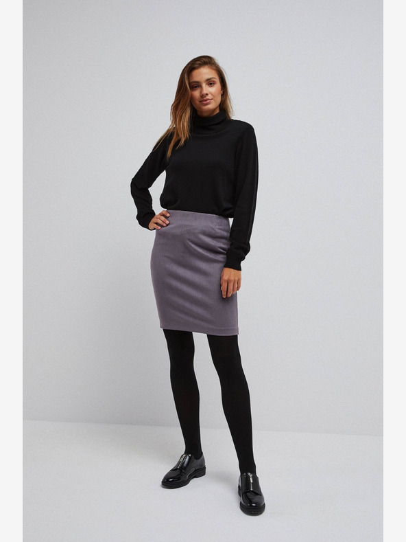 Moodo Šedá dámská sukně Moodo