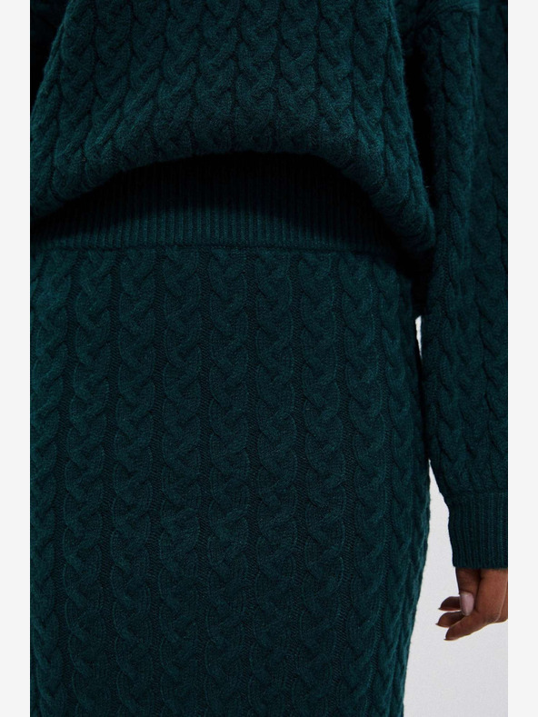 Moodo Zelená dámská sukně Moodo