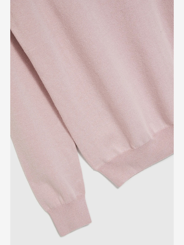 Moodo Světle růžový dámský rolák Moodo