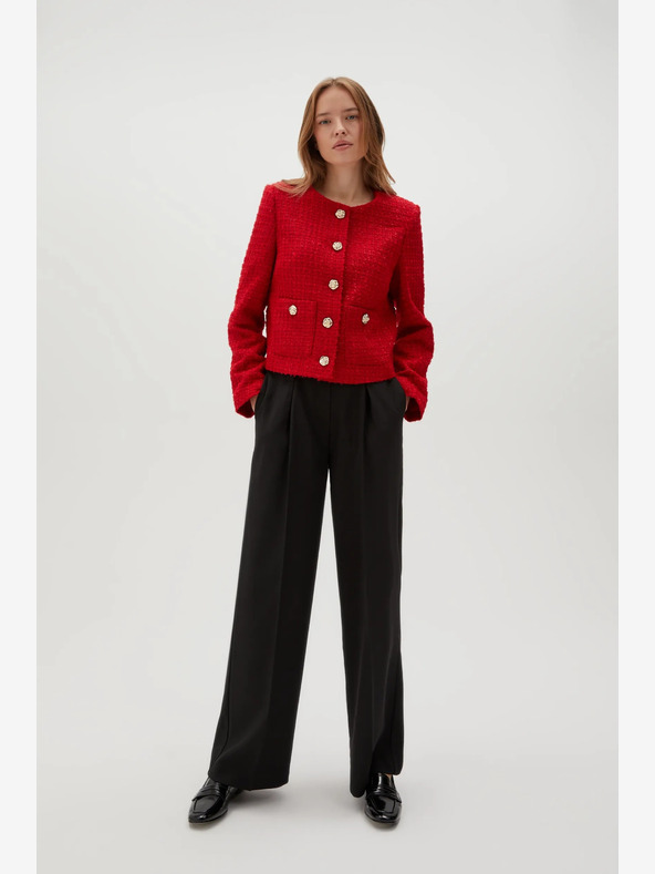 Moodo Červené sako s knoflíky Moodo