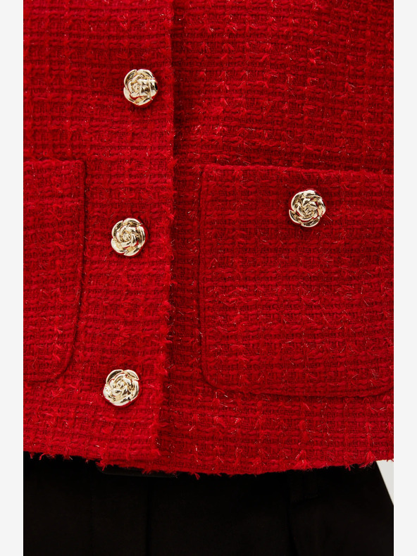 Moodo Červené sako s knoflíky Moodo