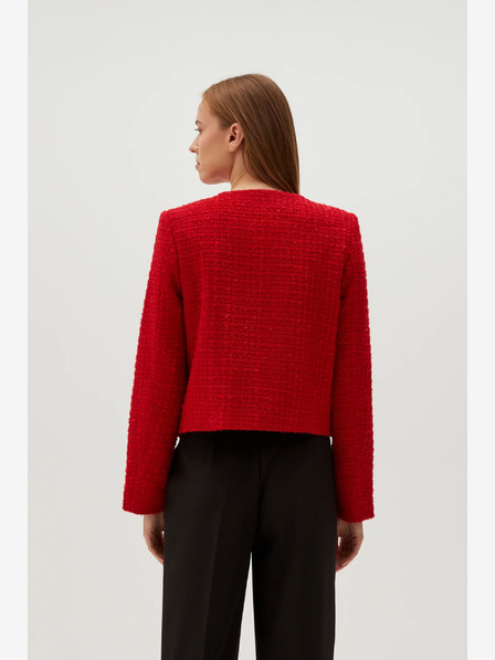 Moodo Červené sako s knoflíky Moodo