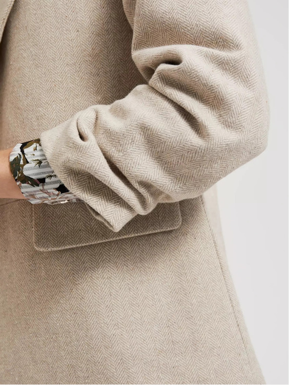 Moodo Béžové dámské sako Moodo