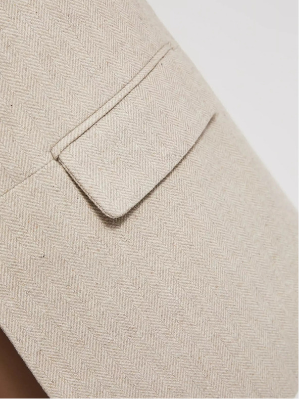 Moodo Béžové dámské sako Moodo