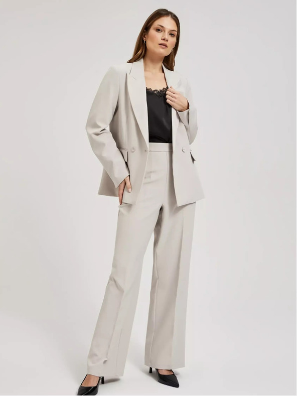 Moodo Béžové dámské sako Moodo