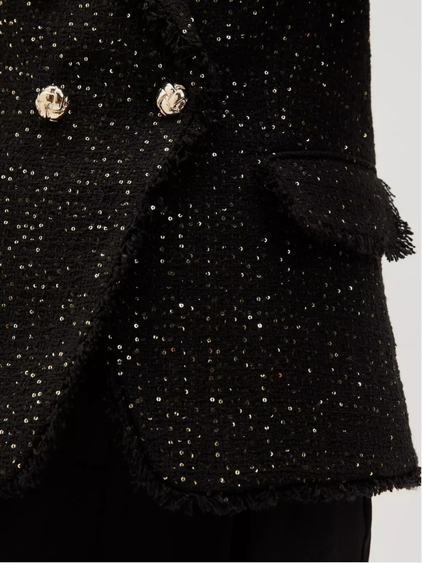 Moodo Černé dámské sako Moodo