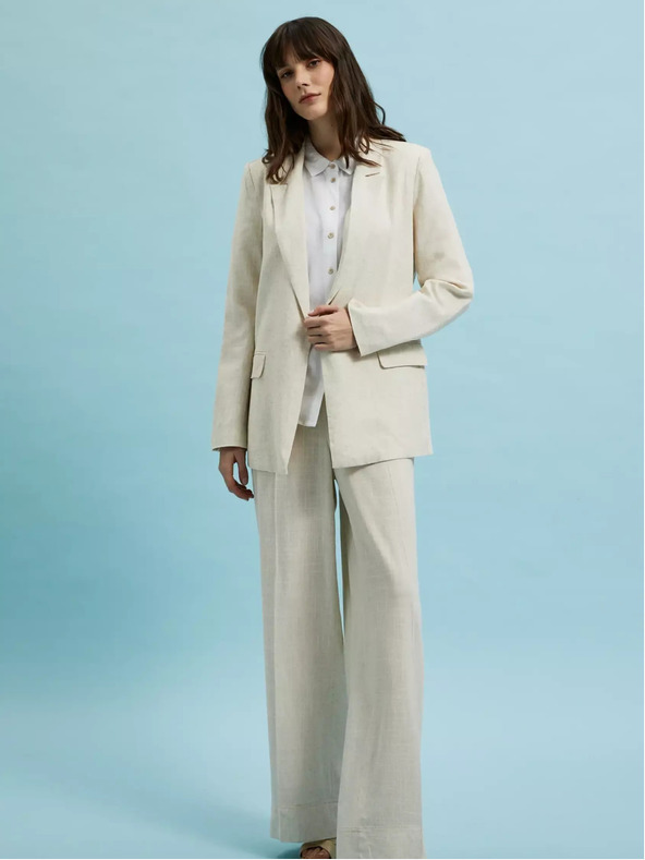 Moodo Béžové dámské sako Moodo