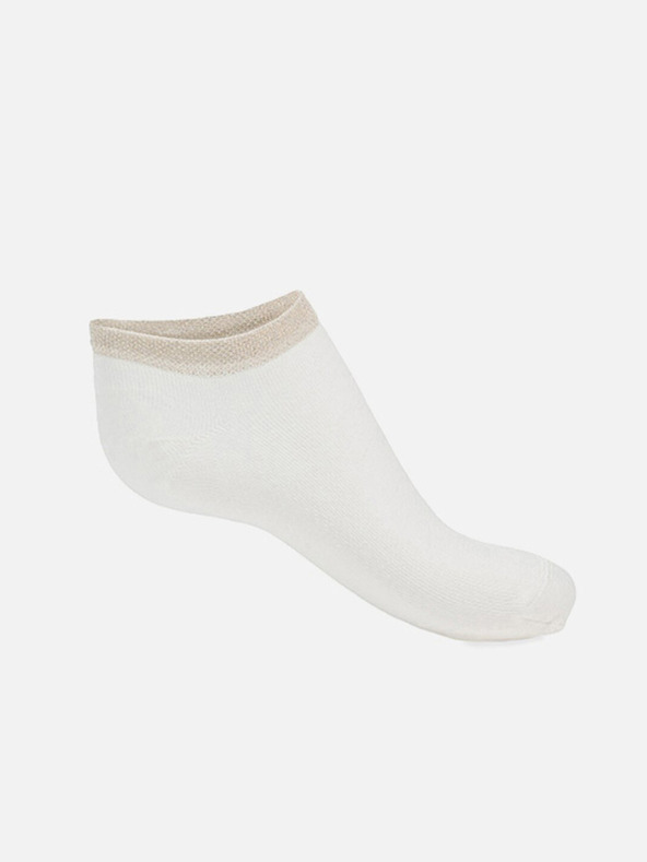 Geox Bílé a šedé dámské ponožky 2 pack Geox