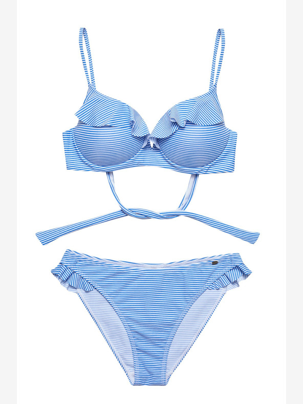 Moodo Světle modrý dámský spodní díl plavek Moodo