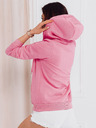 Edoti Růžová dámská mikina s kapucí Edoti