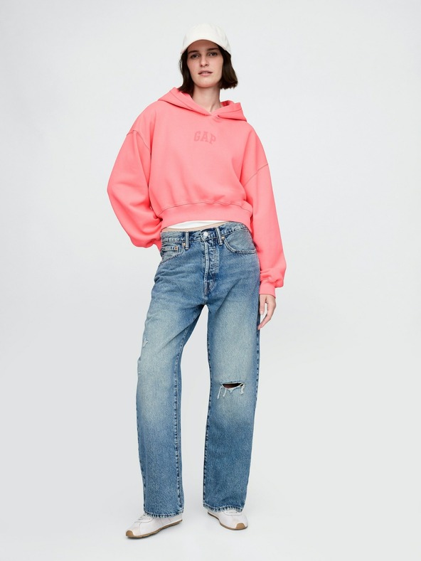 GAP Mikina s kapucí Logo Cropped GAP