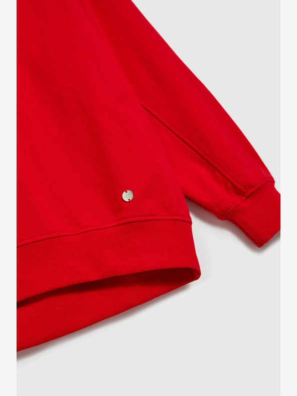 Moodo Červená dámská mikina Moodo