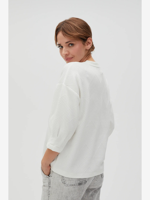 Moodo Bílá dámská mikina Moodo