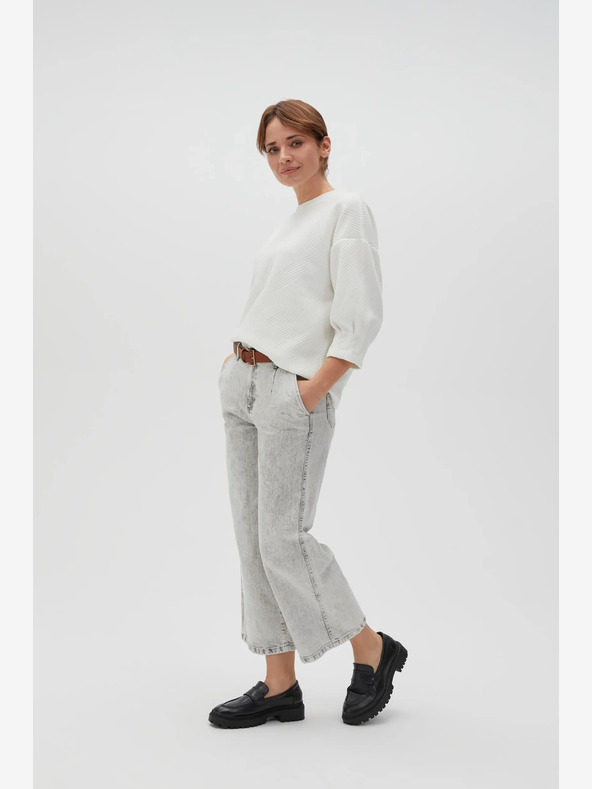 Moodo Bílá dámská mikina Moodo