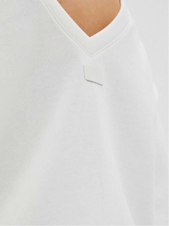 Moodo Bílá dámská mikina Moodo