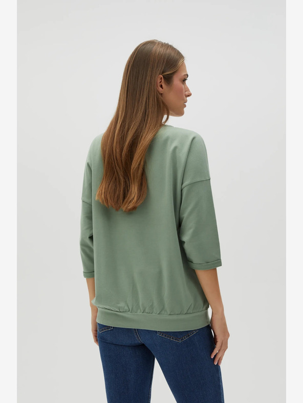 Moodo Zelená dámská mikina Moodo