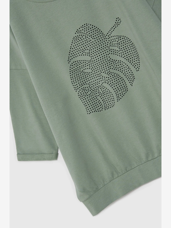 Moodo Zelená dámská mikina Moodo