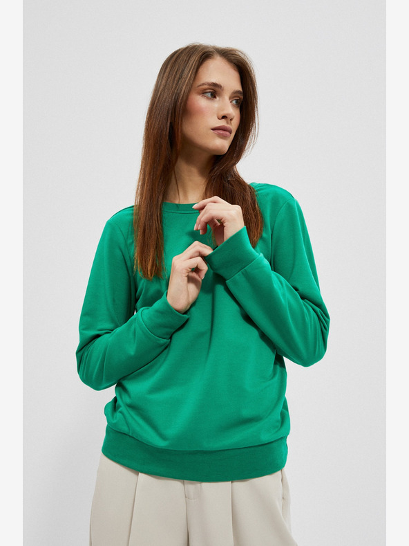 Moodo Zelená dámská mikina Moodo