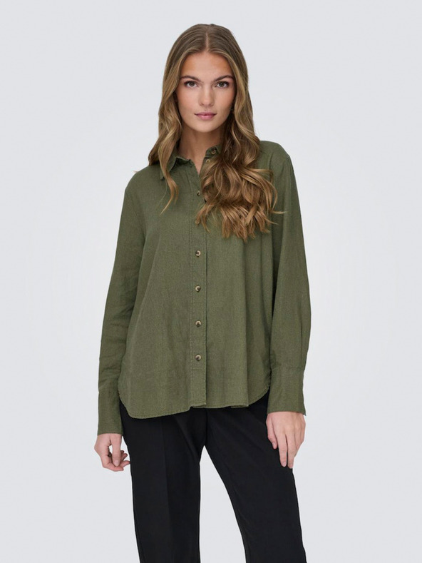Jacqueline de Yong Khaki dámská košile JDY