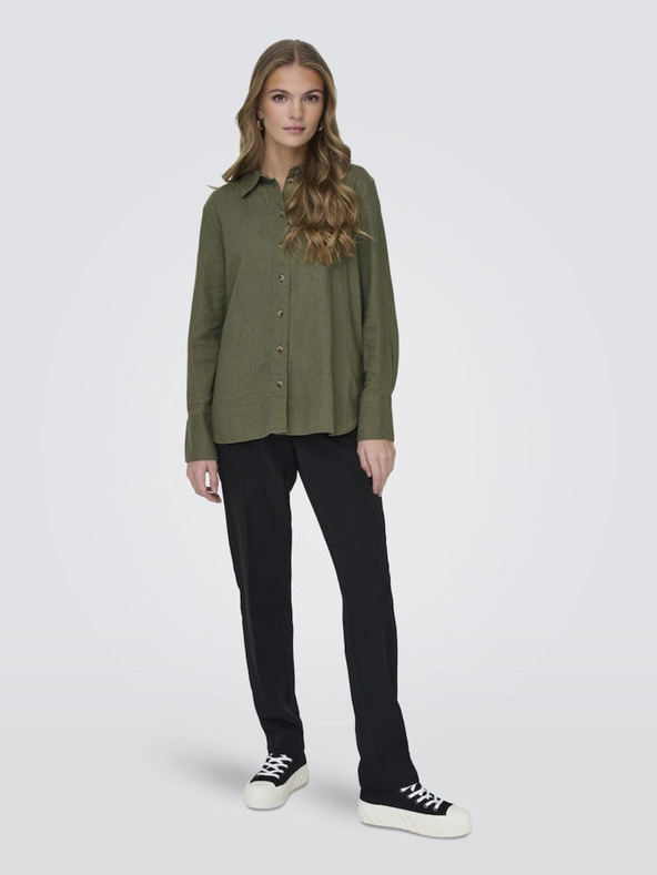 Jacqueline de Yong Khaki dámská košile JDY