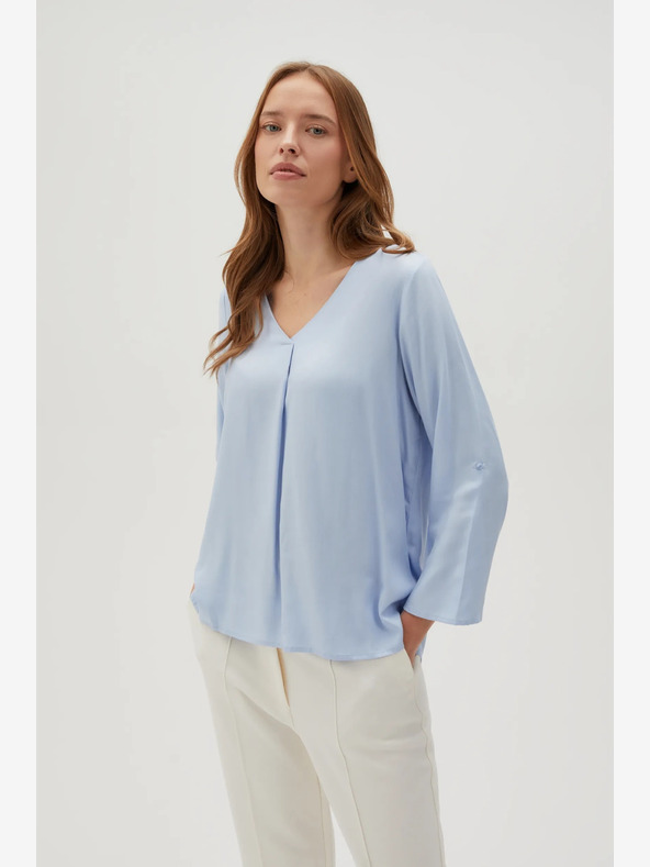 Moodo Světle modrá dámská halenka Moodo