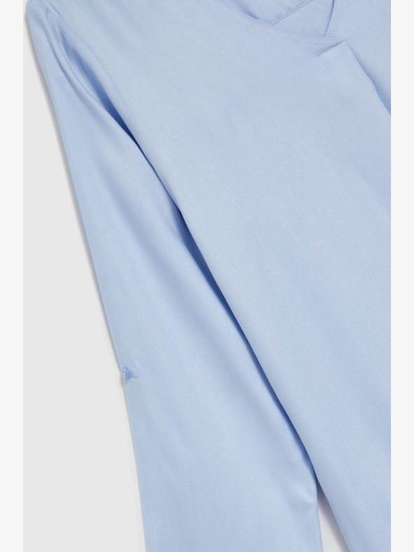 Moodo Světle modrá dámská halenka Moodo