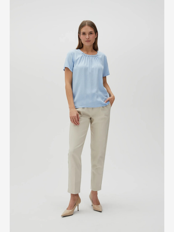 Moodo Světle modrá dámská halenka Moodo