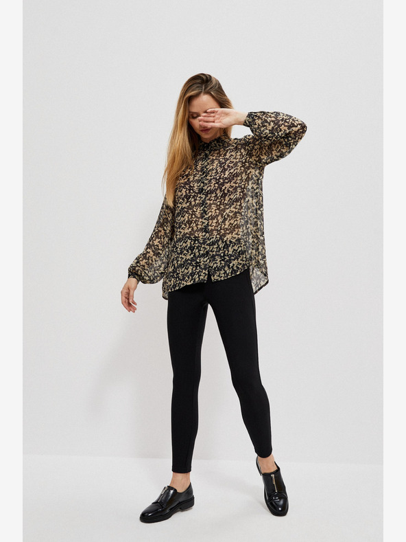 Moodo Černé dámské legíny Moodo