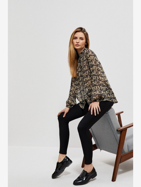 Moodo Černé dámské legíny Moodo