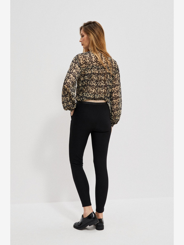 Moodo Černé dámské legíny Moodo