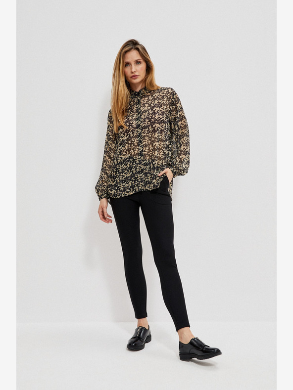 Moodo Černé dámské legíny Moodo