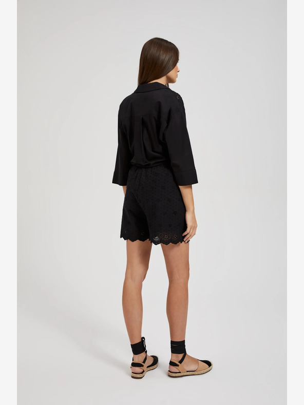 Moodo Černé dámské kraťasy Moodo