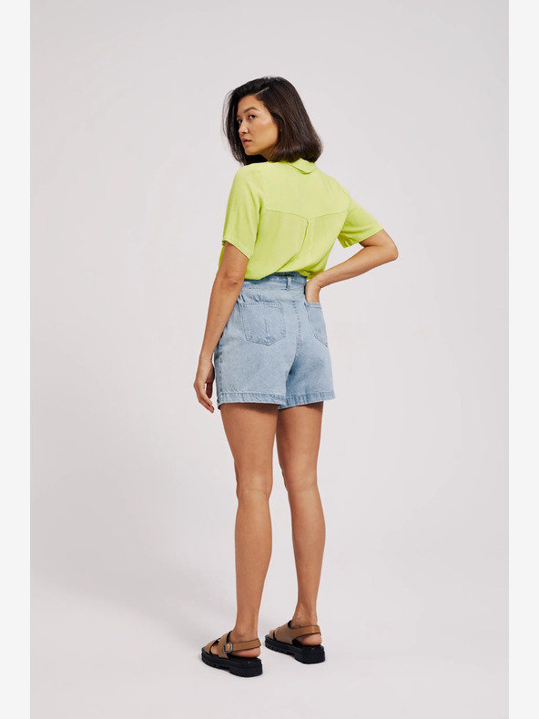 Moodo Světle modré dámské džínové kraťasy Moodo