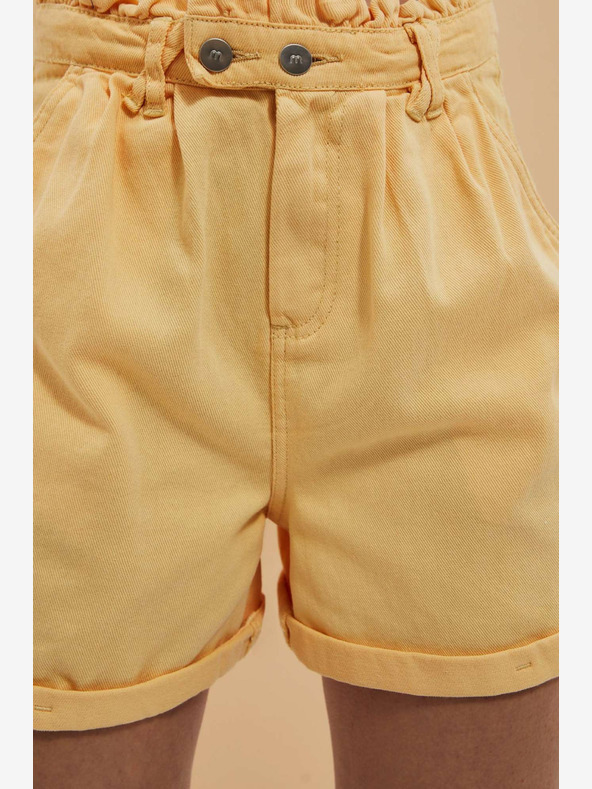 Moodo Žluté dámské kraťasy Moodo