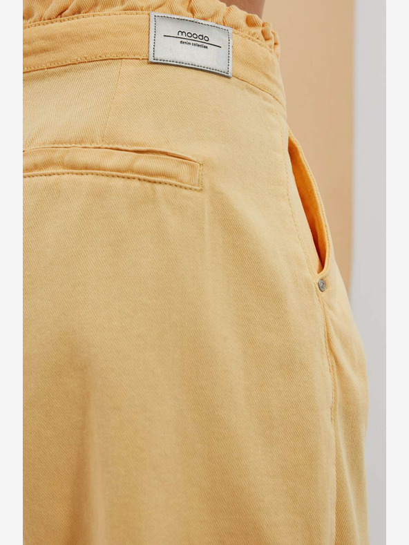 Moodo Žluté dámské kraťasy Moodo