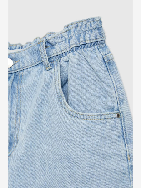 Moodo Světle modré dámské džínové kraťasy Moodo