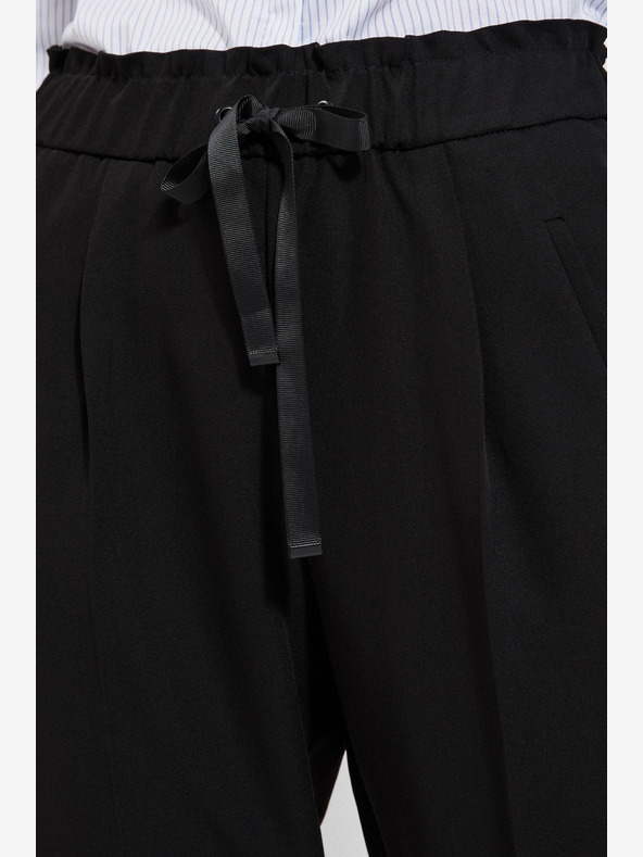 Moodo Černé dámské kalhoty Moodo