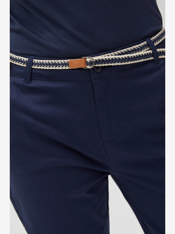 Moodo Tmavě modré dámské kalhoty Moodo