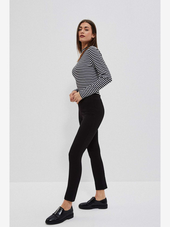 Moodo Černé dámské kalhoty Moodo