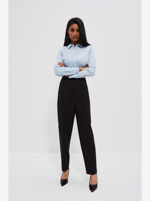 Moodo Černé dámské kalhoty Moodo