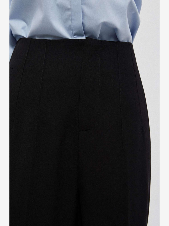 Moodo Černé dámské kalhoty Moodo