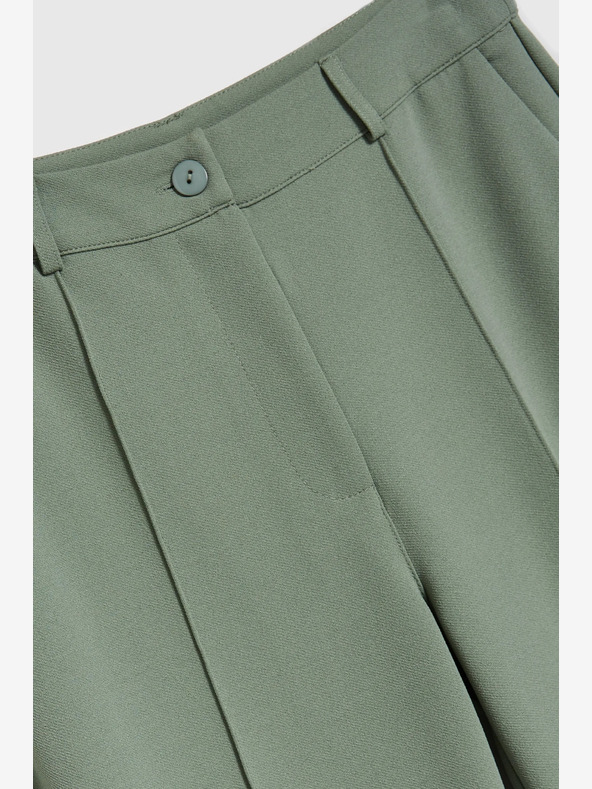 Moodo Zelené dámské kalhoty Moodo